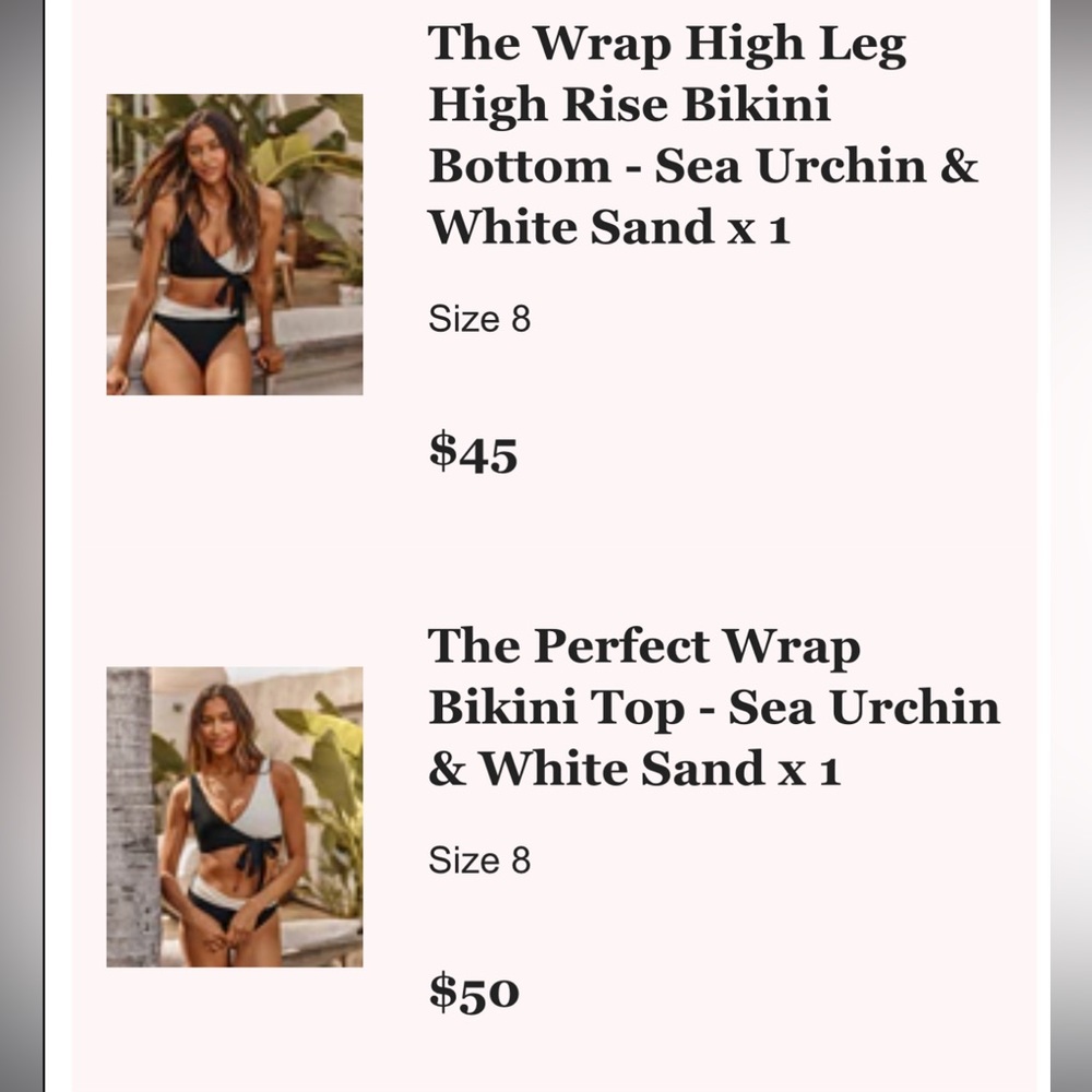 Summer salt bikini set